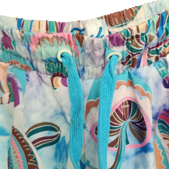 Fresh Prints of Bel Air Swim Trunks - Multicolored Space Mushrooms - Picture 3 of 6